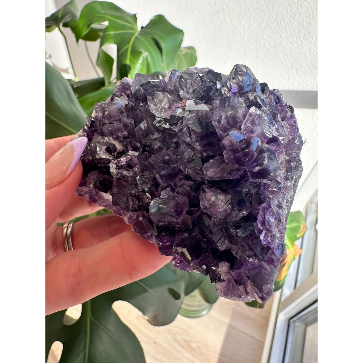 i_did Raw Amethyst Base 1 lb 1 oz | Purple amethyst | Amethyst base