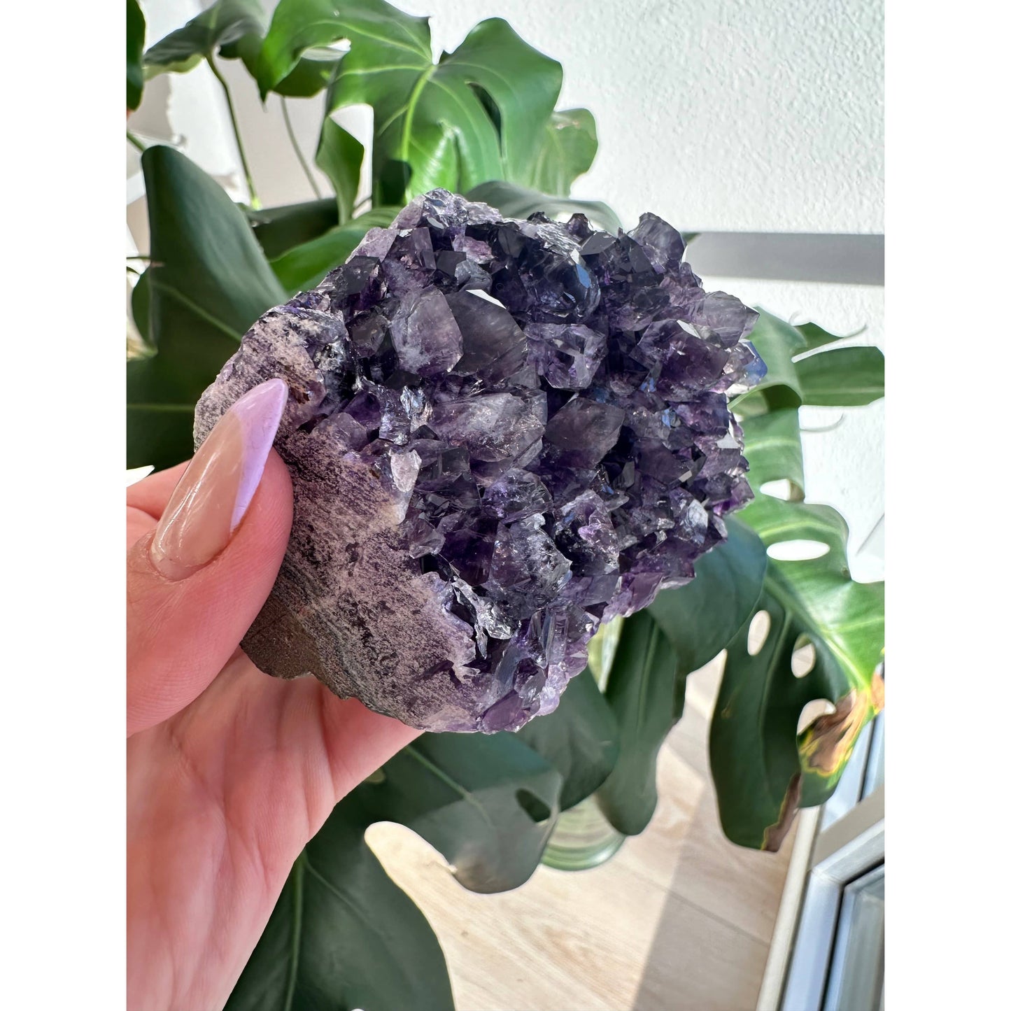 i_did Raw Amethyst Base 1 lb 1 oz | Purple amethyst | Amethyst base
