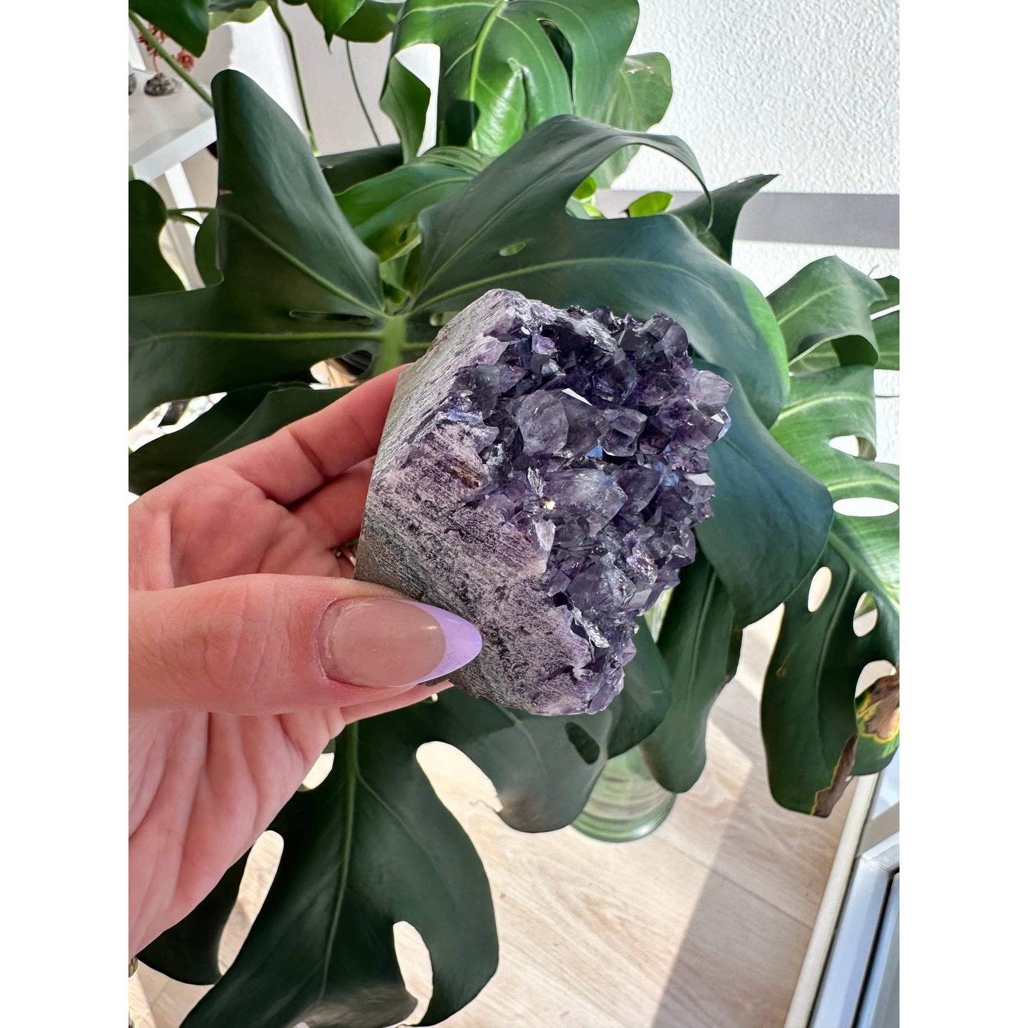 i_did Raw Amethyst Base 1 lb 1 oz | Purple amethyst | Amethyst base