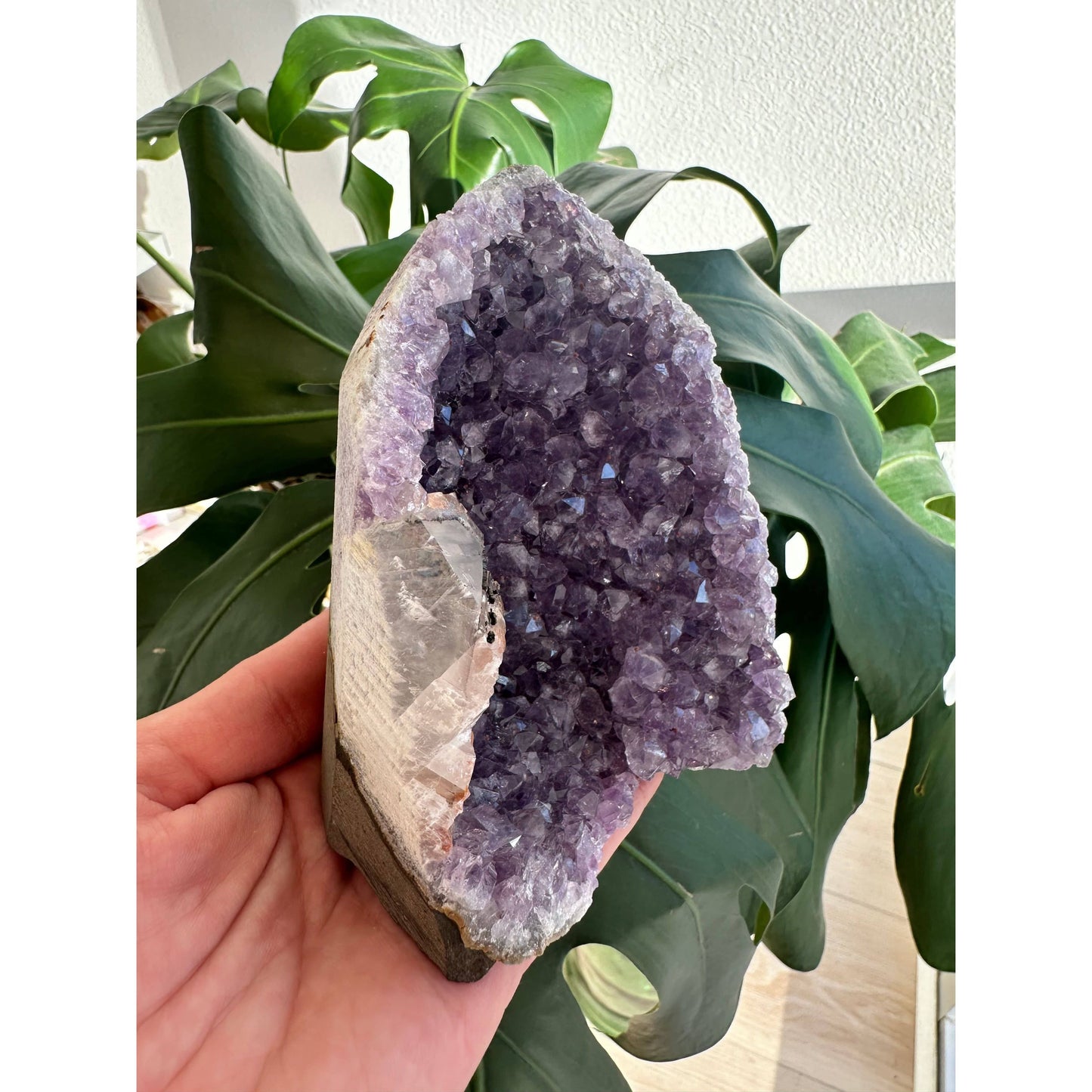 i_did Raw Amethyst Base 1 lb 11 oz | Purple amethyst | Amethyst base | Great gift