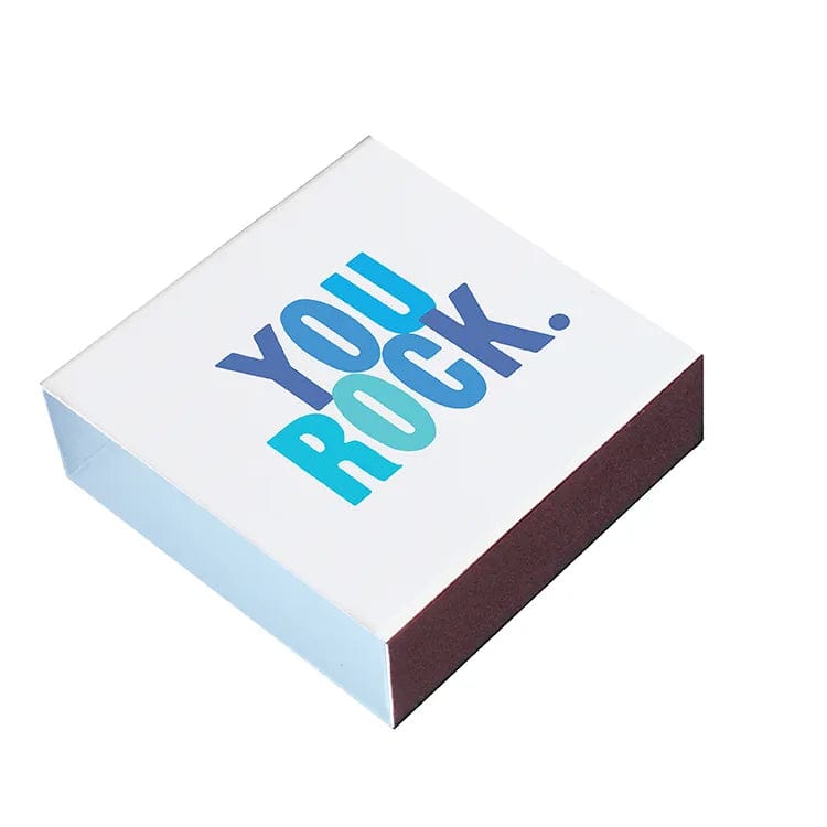 Quotable Matchboxes - X318 - You Rock - White Background (Saying)