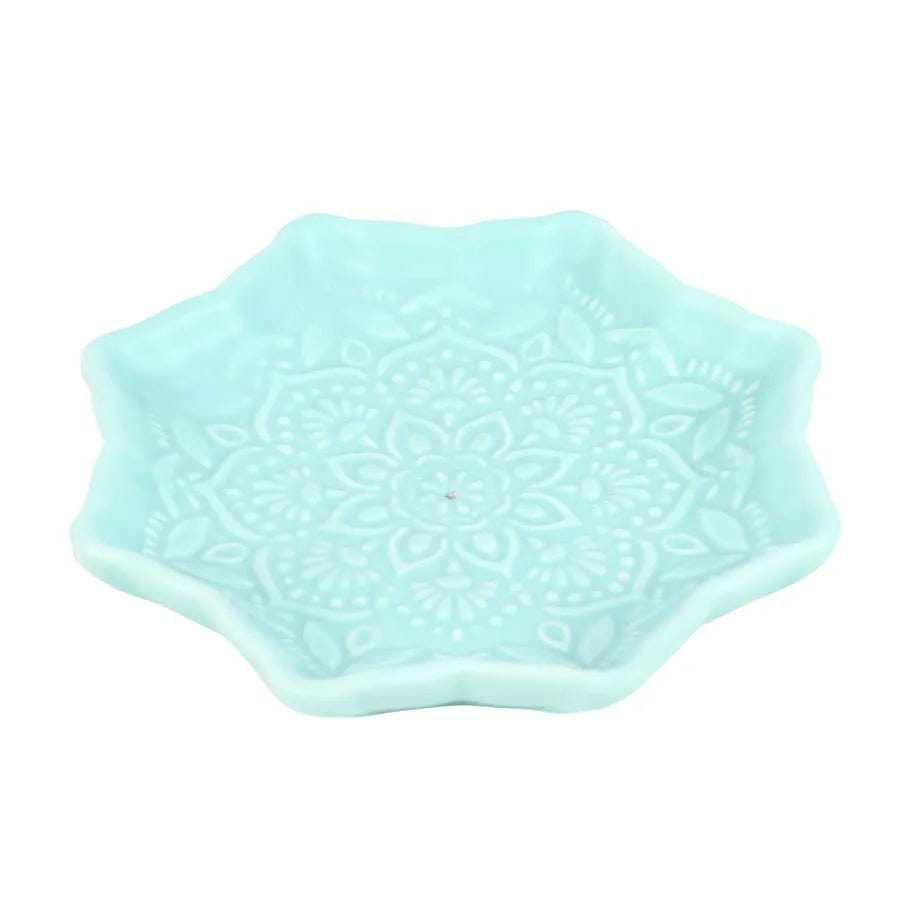 Something Different Wholesale Blue Mandala Incense Stick Holder