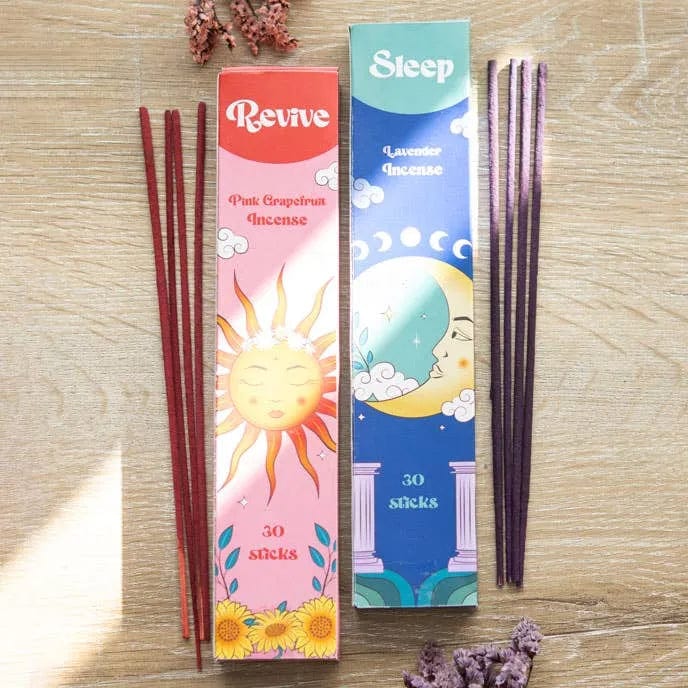 Something Different Wholesale Set of 2 Celestial Sleep & Revive Incense Stick Sets