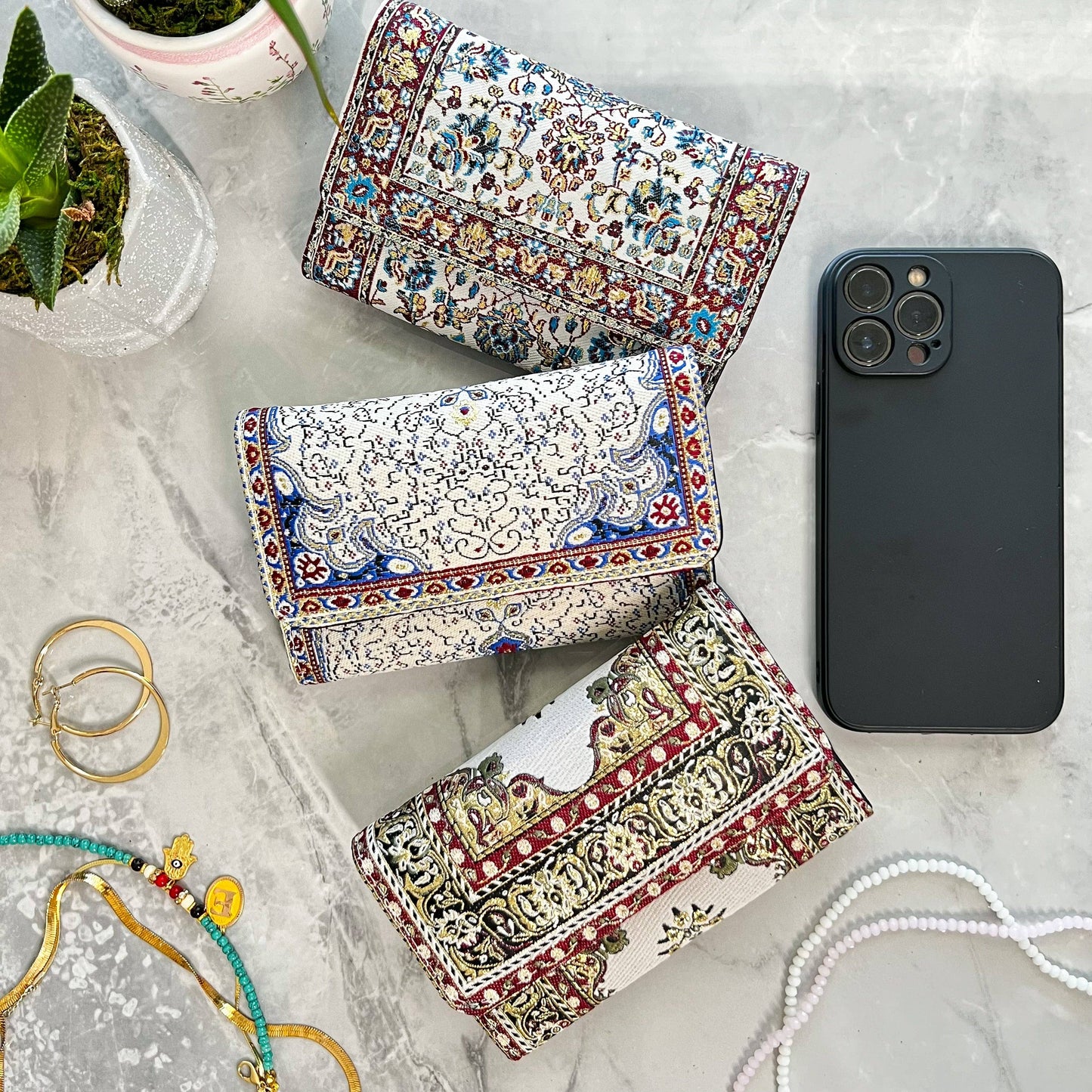 Umays Boho Boho Wallet Women, Handmade Wallet for Women, Small Wallet