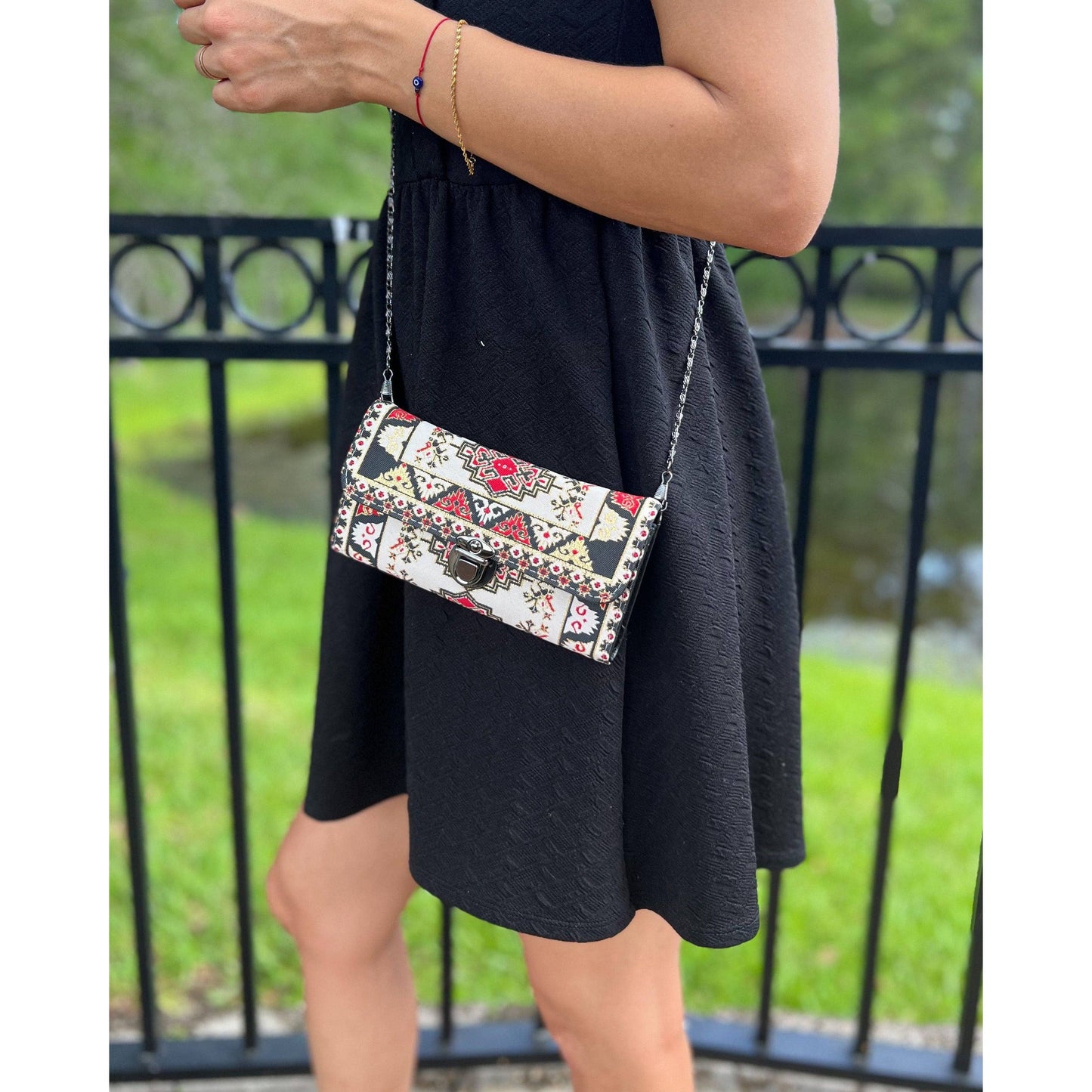 Umays Boho Small Crossbody Bag, Boho Small Bag Purse for Women