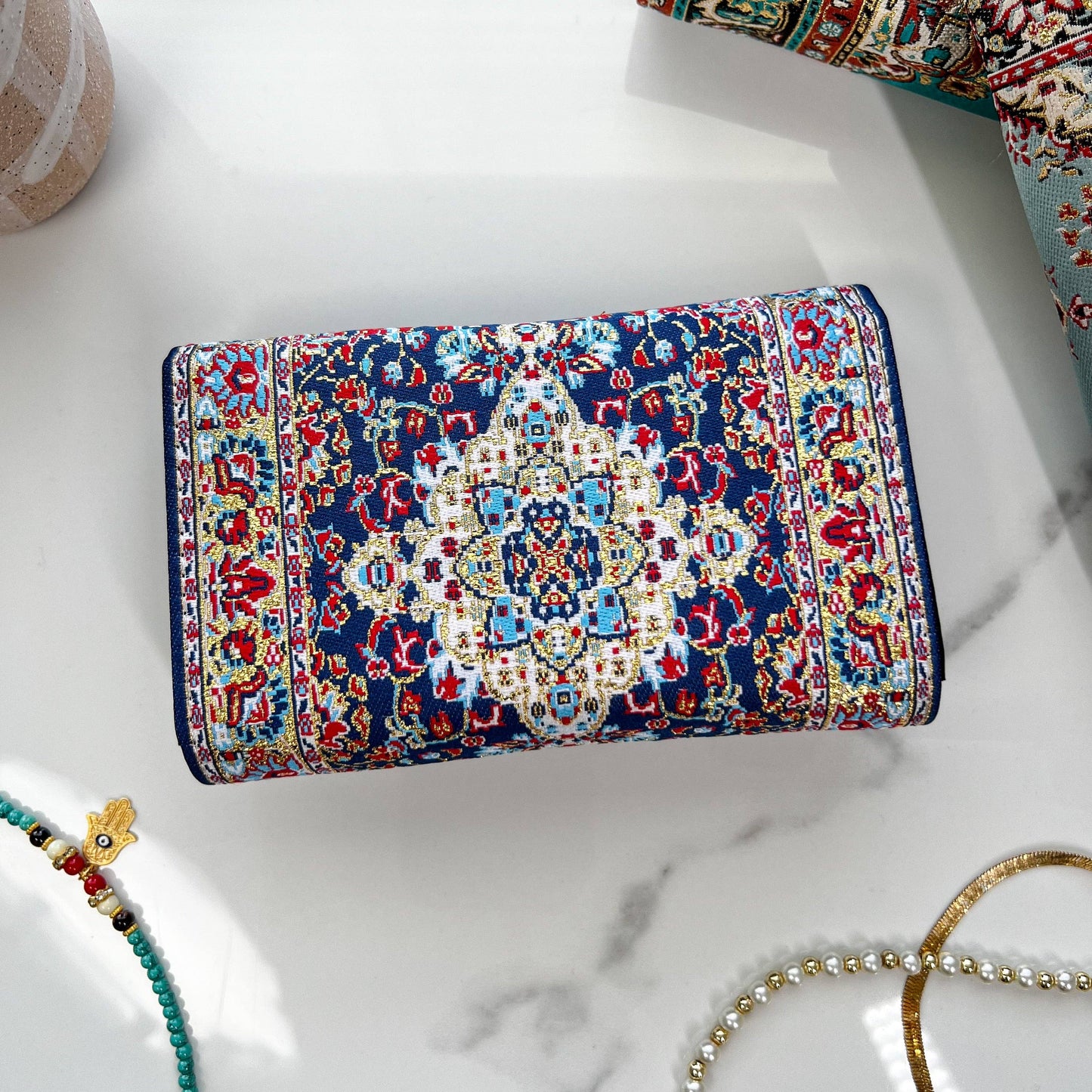 Umays Boho Small Fabric Wallet, Handmade Wallet, Gift for Mother