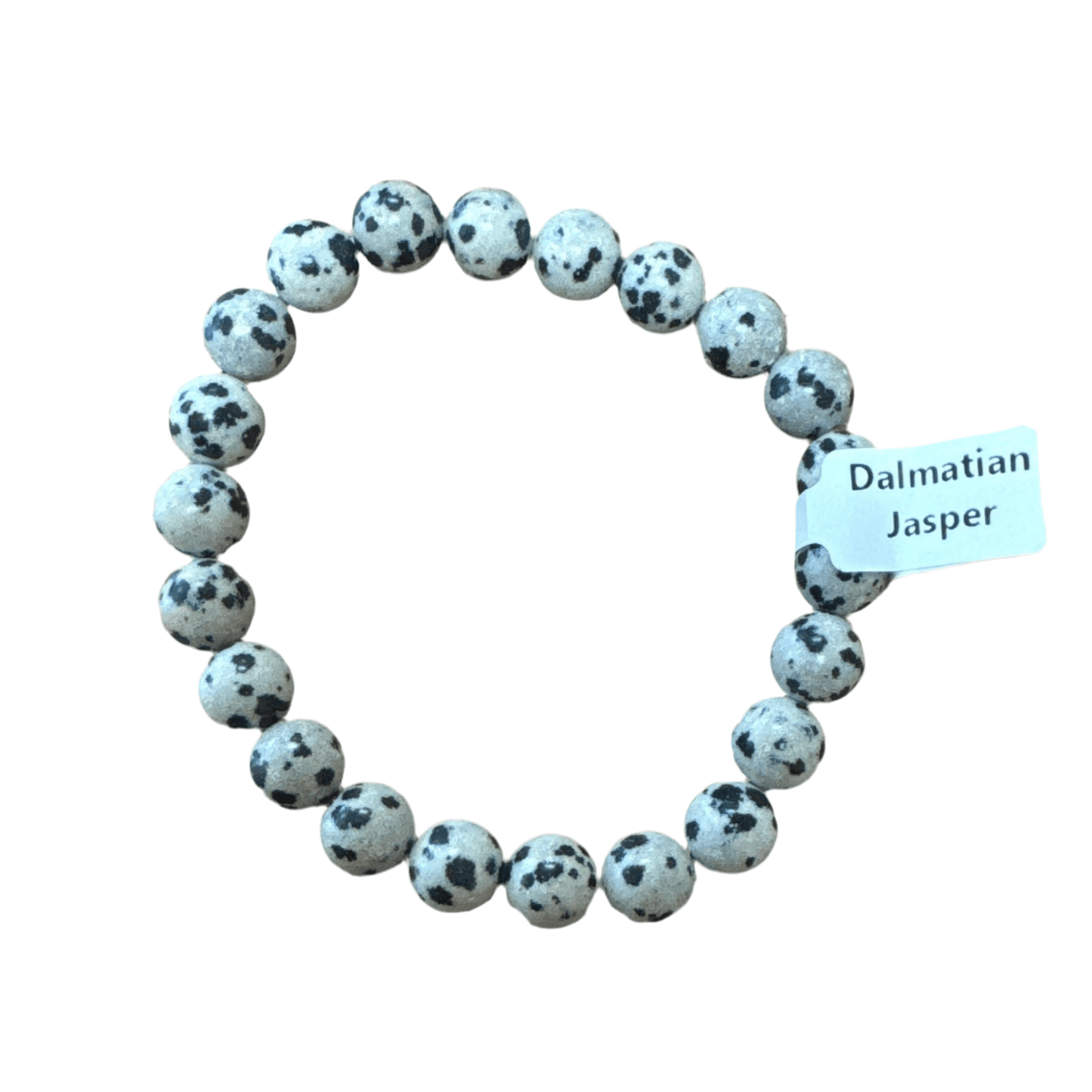 Unearthed Vibes Jewlery Buy Polished Dalmatian Jasper Bracelet - Elegant Healing Stone | Perfect Gift for Love and Wellness