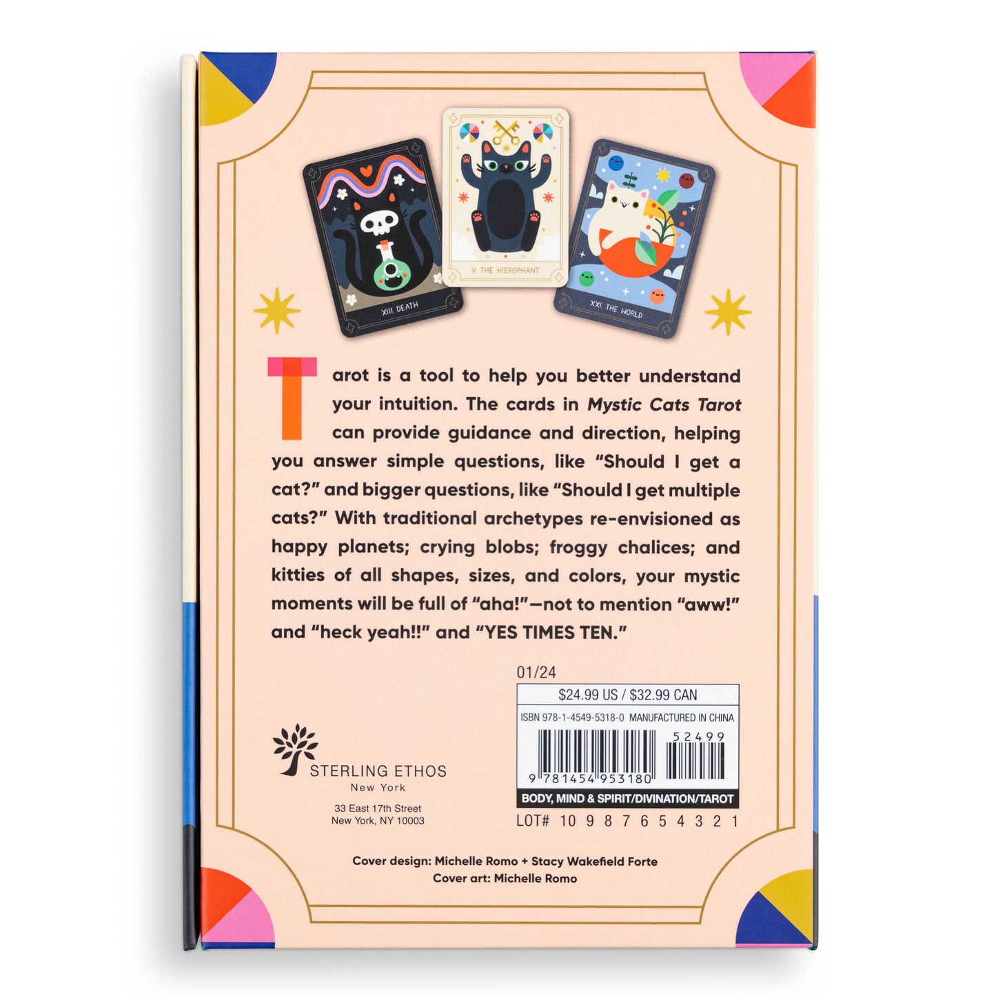 Union Square & Co. Mystic Cats Tarot: A 78-Card Deck and Guidebook