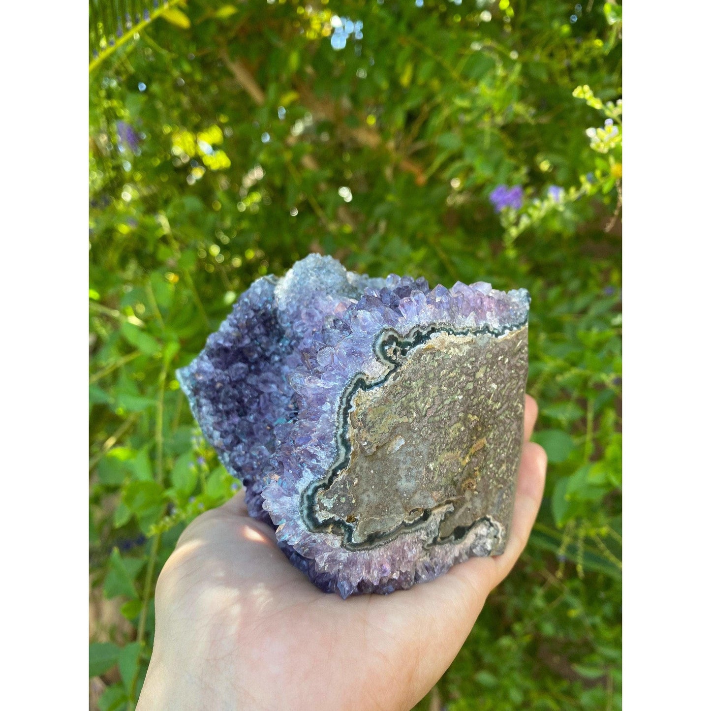 ETSY 8504 Raw Amethyst Base 2 lbs 6 oz | Purple amethyst | Amethyst base | Great gift