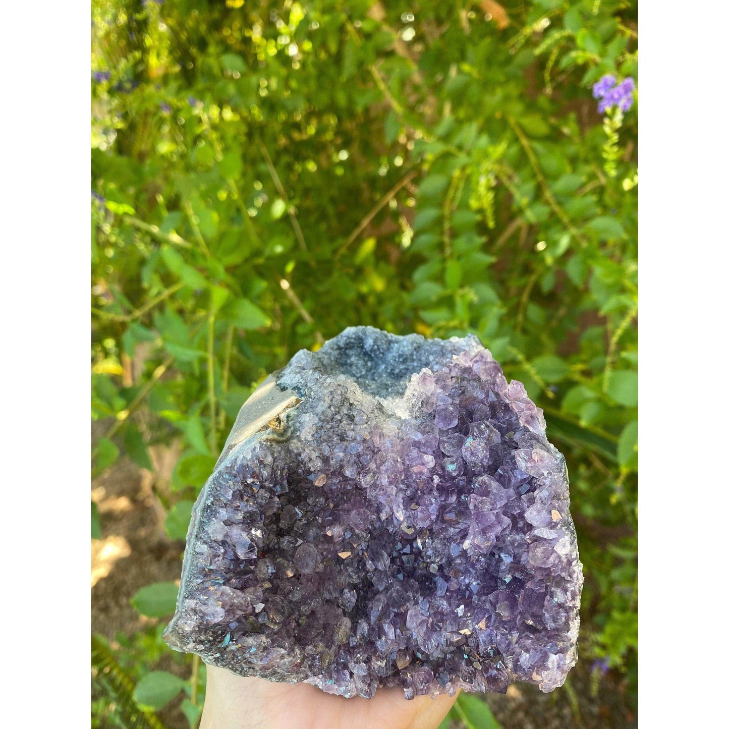 ETSY 8504 Raw Amethyst Base 2 lbs 6 oz | Purple amethyst | Amethyst base | Great gift