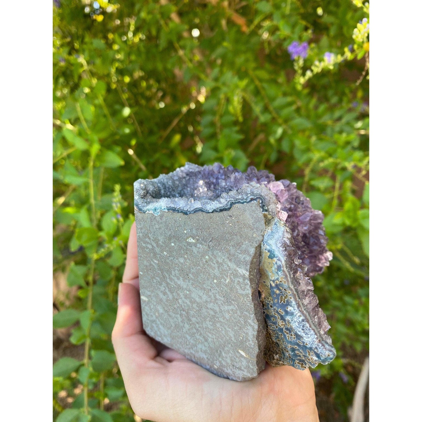 ETSY 8504 Raw Amethyst Base 2 lbs 6 oz | Purple amethyst | Amethyst base | Great gift