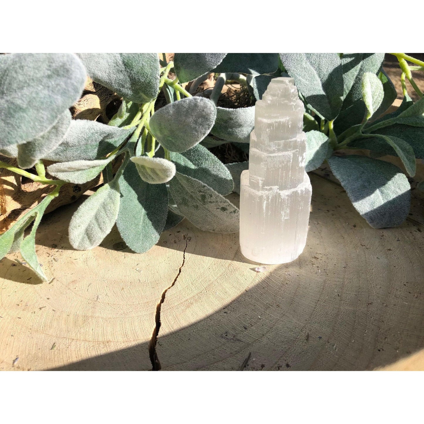 i_did White Selenite Crystal Mini Tower | 4