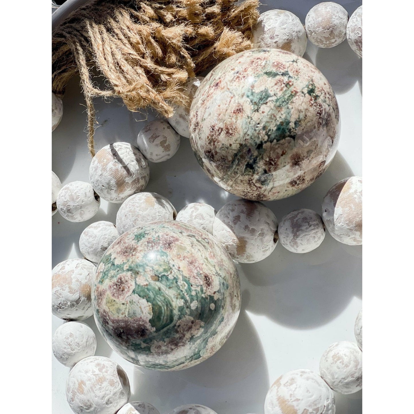 Unearthed Vibes Sphere Flower Agate Sphere