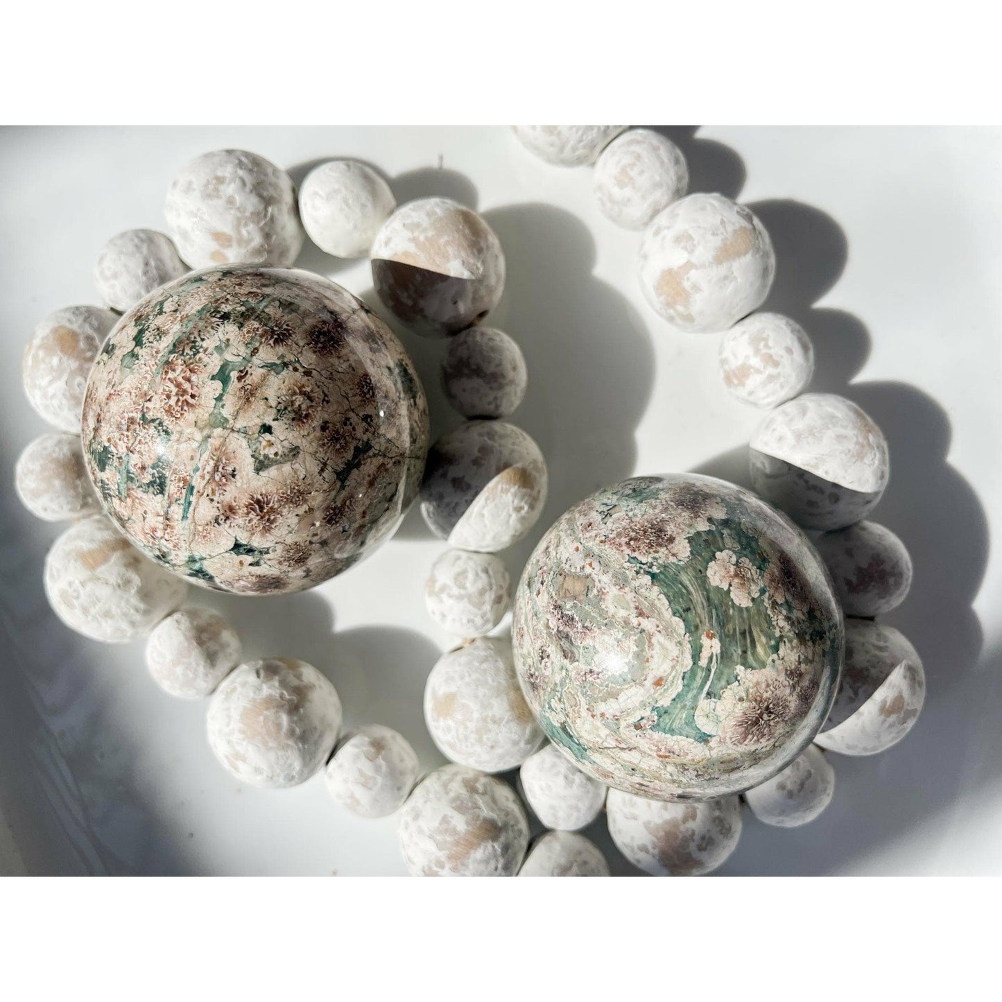 Unearthed Vibes Sphere Flower Agate Sphere