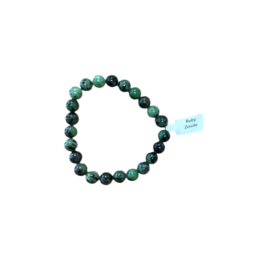 Ruby Zoisite Bracelet - Elegant Healing Stone | Perfect Gift for Love and Wellness