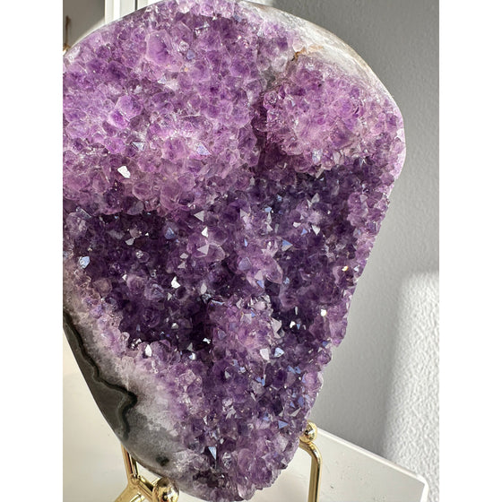 Buy Polished Amethyst Free Form - 2 lbs 9 oz | Purple Amethyst Crystal | Healing Stone | Perfect Gift