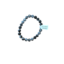  Buy Polished Snowflake Obsidian Bracelet - Elegant Healing Stone | Perfect Gift for Love and Wellness