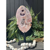 Rose amethyst on a stand