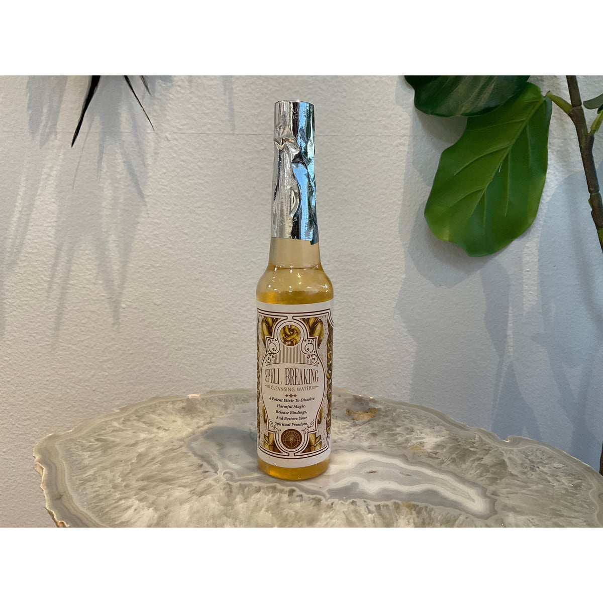 Spell Breaking spiritual cleansing water 7.5 oz, traditional herbal blend for banishing