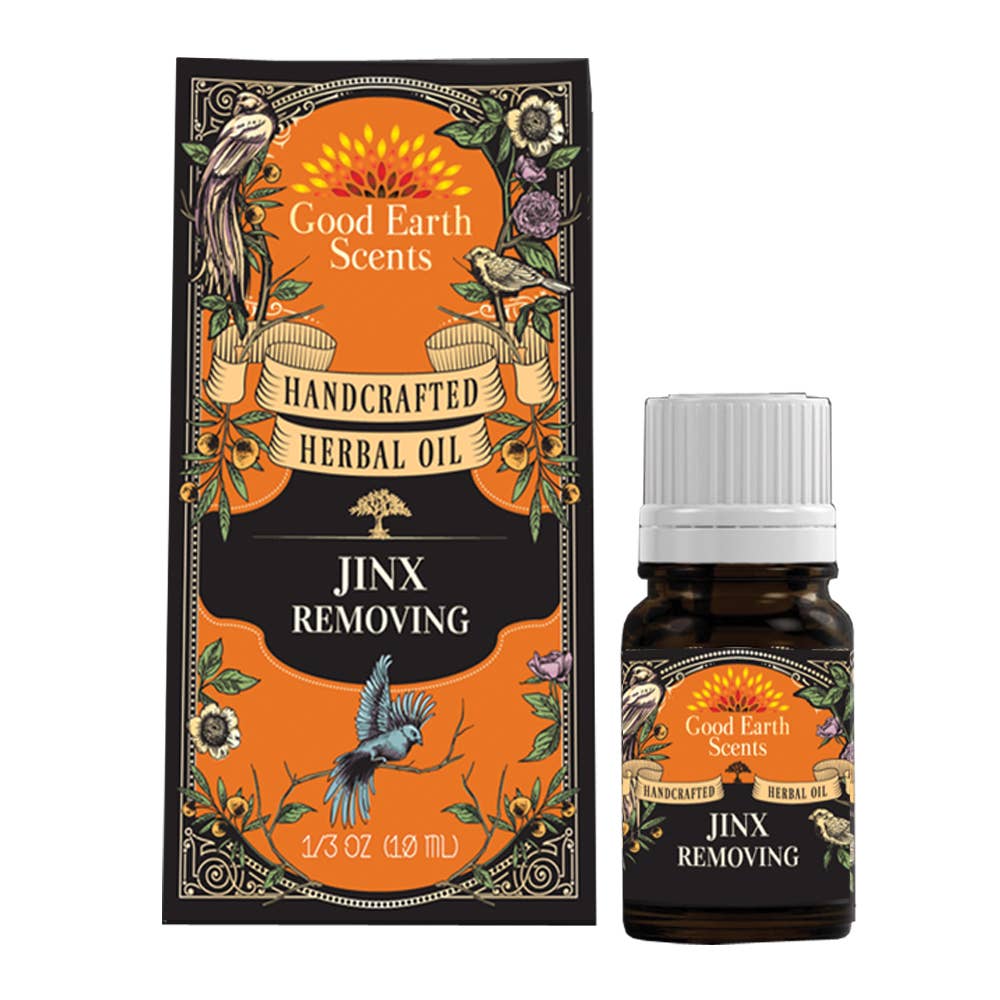 jinx removing herbal oil 10 ml essential oil blend bottle