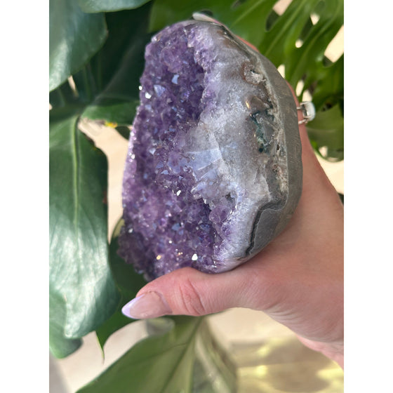 Buy Polished Amethyst Free Form - 2 lbs 9 oz | Purple Amethyst Crystal | Healing Stone | Perfect Gift