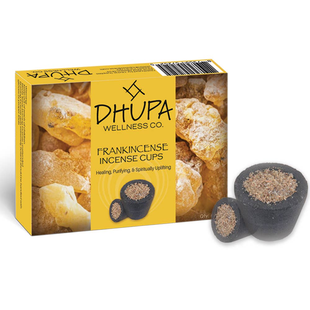 Soul Sticks DHUPA Frankincense incense cups, traditional dhupa format for ritual prayer