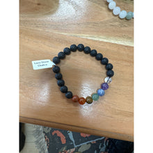  Buy Polished Lava Stone Chakra Bracelet - Elegant Healing Stone | Perfect Gift for Love and Wellness