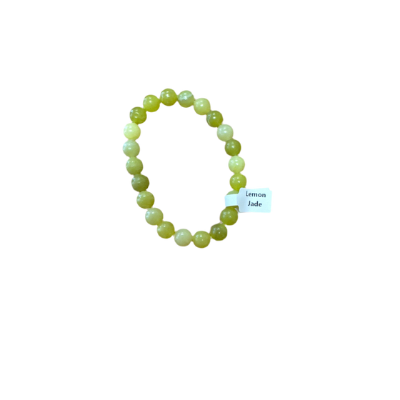 Buy Polished Lemon Jade Bracelet - Elegant Healing Stone | Perfect Gift for Love and Wellness