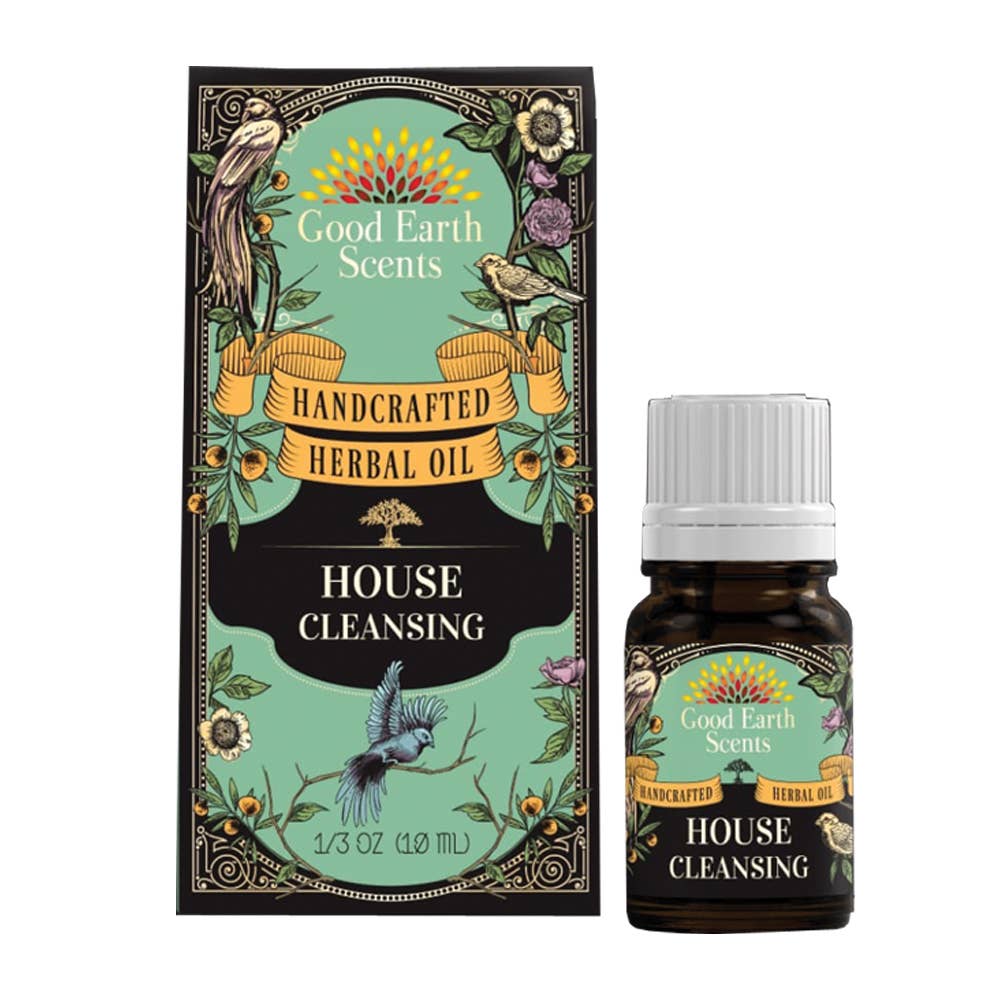 house cleansing herbal oil 10 ml essential oil blend bottle