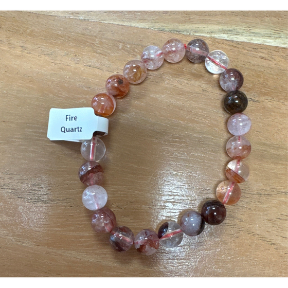 Buy Polished Fire Quartz Bracelet - Elegant Healing Stone | Perfect Gift for Love and Wellness