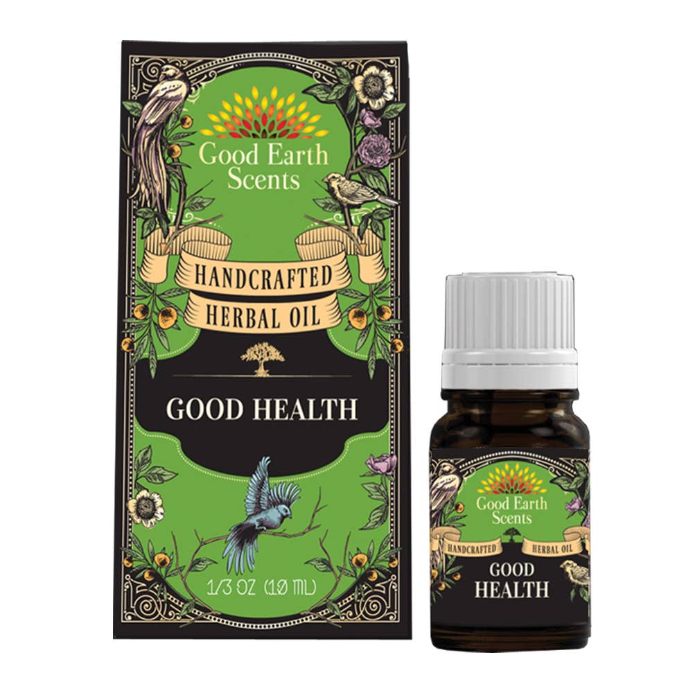 good health herbal oil 10 ml essential oil blend bottle