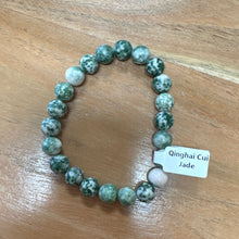  Buy Polished Qinghai Cui Jade Bracelet - Elegant Healing Stone | Perfect Gift for Love and Wellness