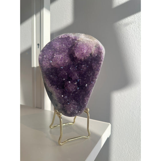 Buy Polished Amethyst Free Form - 2 lbs 9 oz | Purple Amethyst Crystal | Healing Stone | Perfect Gift