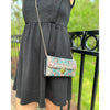 Small Green Shoulder Bag, Boho Crossbody Bag