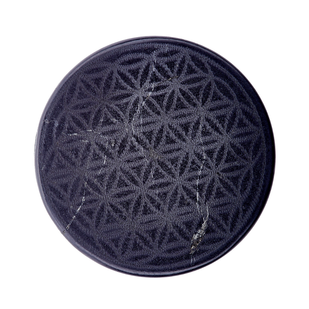 Shungite Cell Phone Tile- Sacred Geometry - Unearthed Vibes