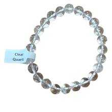  Polished Clear Quartz Bracelet - Elegant Healing Stone | Perfect Gift for Love and Wellness