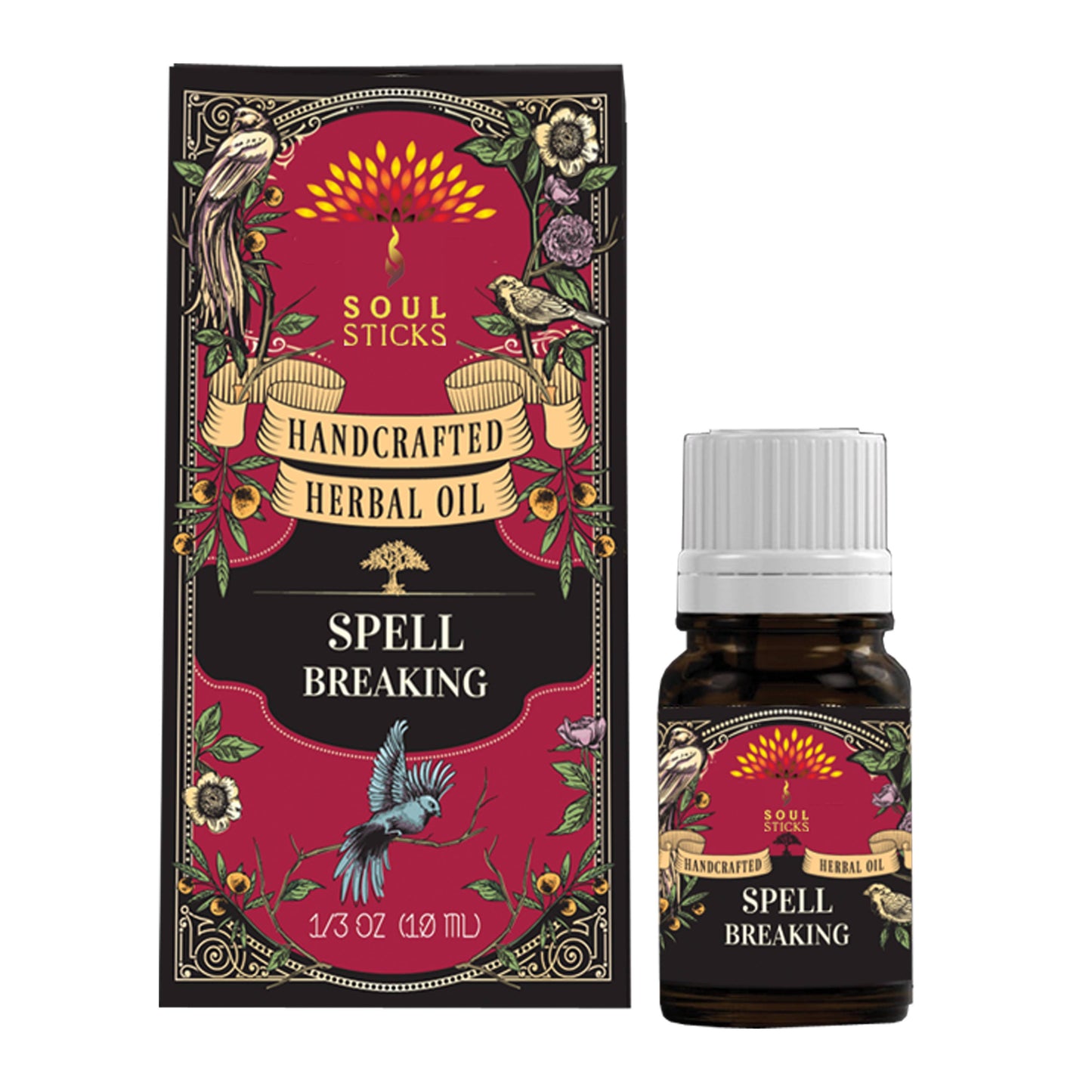 spell breaking herbal oil 10 ml essential oil blend bottle