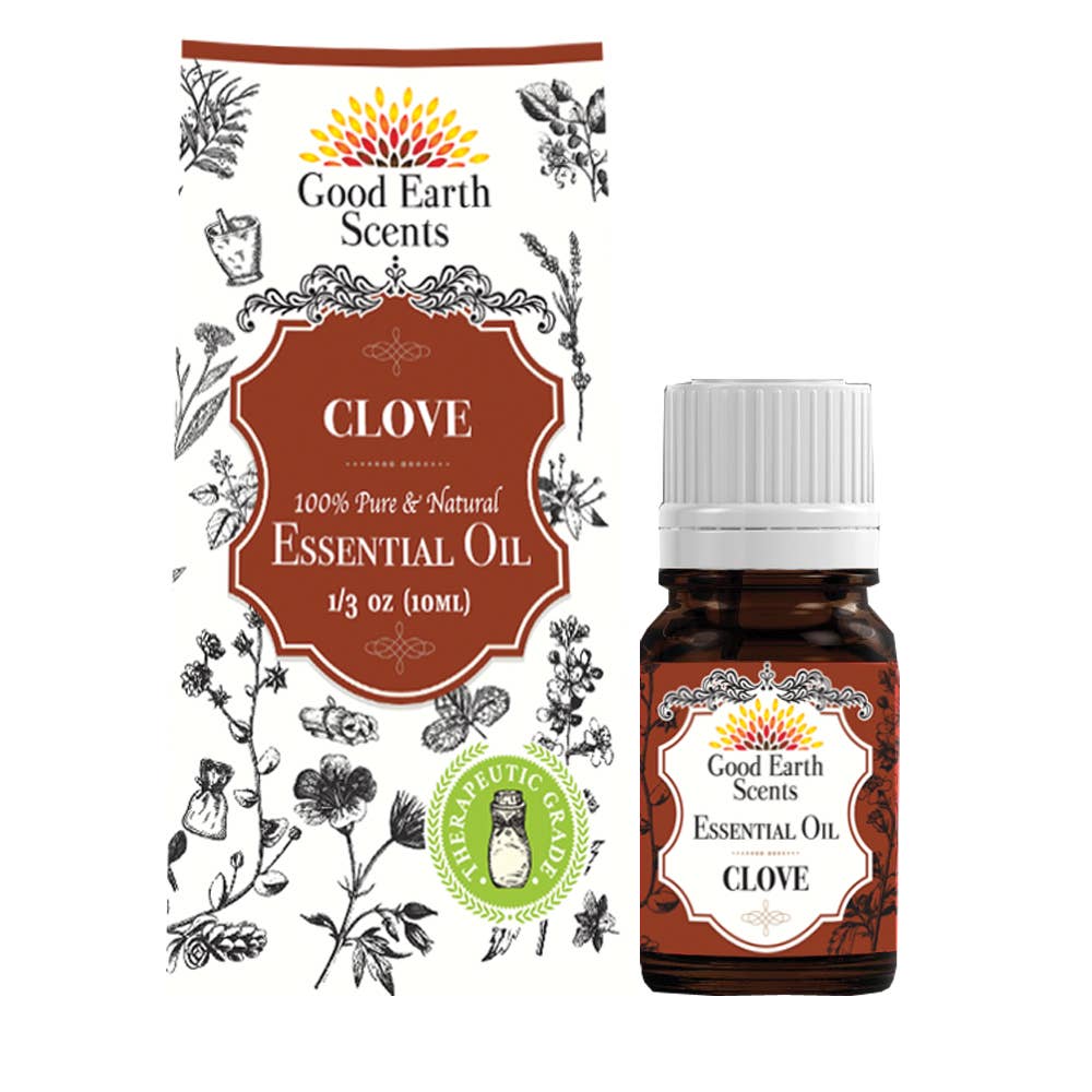 clove essential oil 10 ml bottle 100 percent pure steam distilled