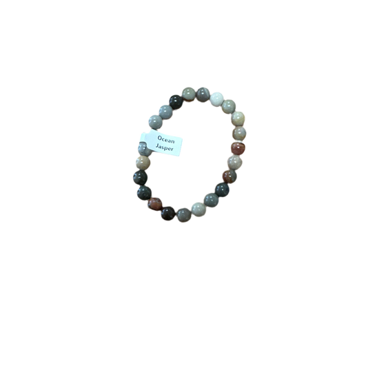 Buy Polished Ocean Jasper Bracelet - Elegant Healing Stone | Perfect Gift for Love and Wellness