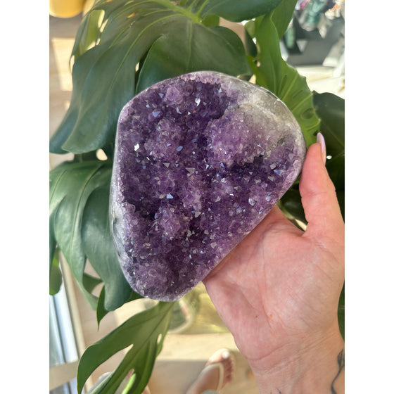 Buy Polished Amethyst Free Form - 2 lbs 9 oz | Purple Amethyst Crystal | Healing Stone | Perfect Gift