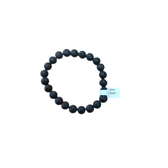 Buy Polished Lava Stone Bracelet - Elegant Healing Stone | Perfect Gift for Love and Wellness