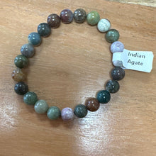  Polished Indian Agate Bracelet - Elegant Healing Stone | Perfect Gift for Love and Wellness