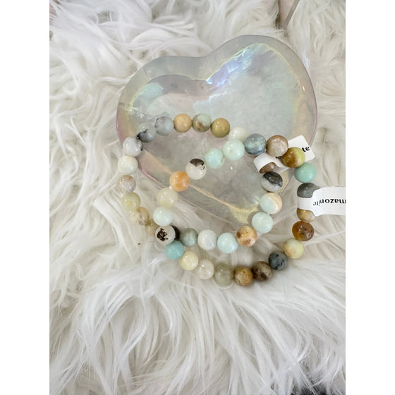 Buy Polished Amazonite Bracelet - Elegant Healing Stone | Perfect Gift for Love and Wellness