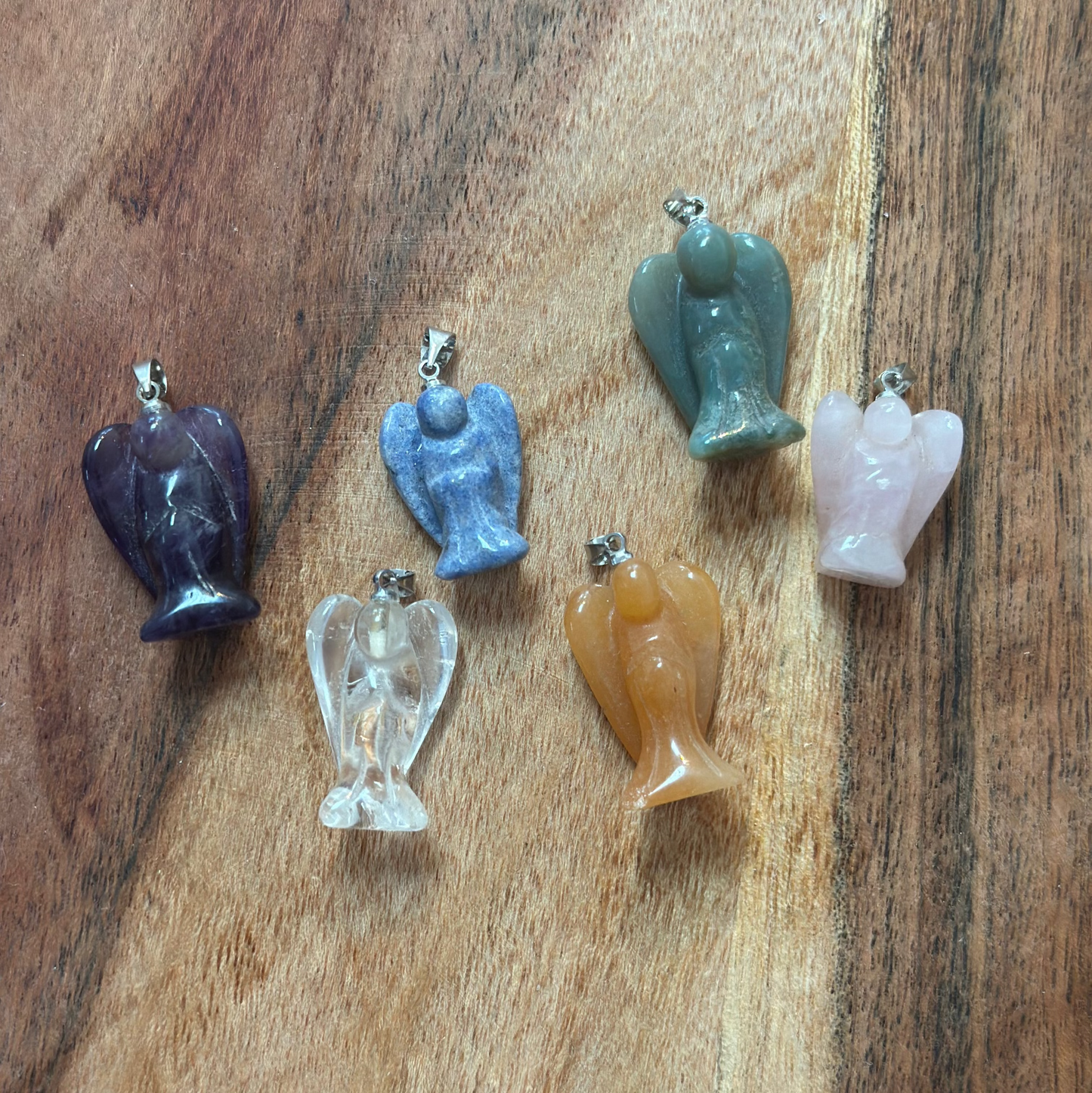 Crystal Angel Carving - Unearthed Vibes