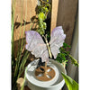 Elegant Amethyst Wings on a Stand for home décor and meditation.