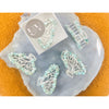 Amazonite Butterfly Crystal Hair Claw Clip – Genuine Tumbled Amazonite Crystals