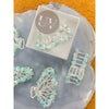 Amazonite Butterfly Crystal Hair Claw Clip – Genuine Tumbled Amazonite Crystals