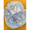 Amethyst Butterfly Crystal Hair Claw Clip