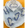 Lapis Lazuli Butterfly Crystal Hair Claw Clip – Genuine Tumbled Lapis Lazuli Crystals