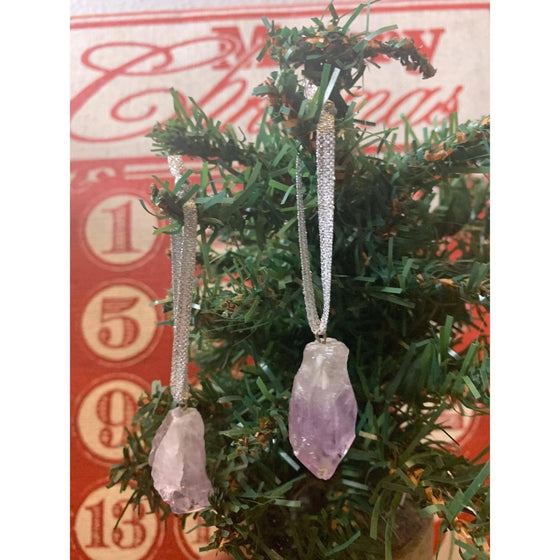 ETSY 8504 Amethyst Crystal Christmas Ornament | Custom Christmas Ornaments | Personalized Crystal Ornaments | Perfect Gift